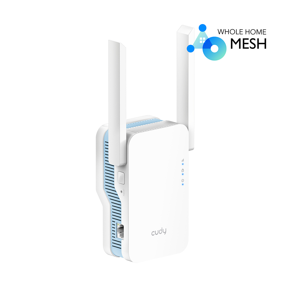 CUDY RE1200 1xGbit port AC1200 2 Anten Wi-Fi Mesh Menzil Genişletici