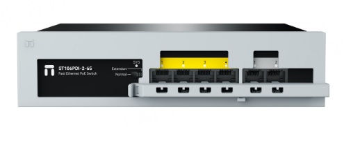STONET ST106PDI 6 Port Mbit 4 Port Poe 65W 2xMbit Uplink Yönetilemez Metal Kasa Switch