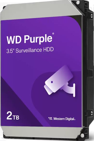 WESTERN DIGITAL WD23PURZ PURPLE 3.5" 2TB 5400rpm SATA 7/24 Harddisk
