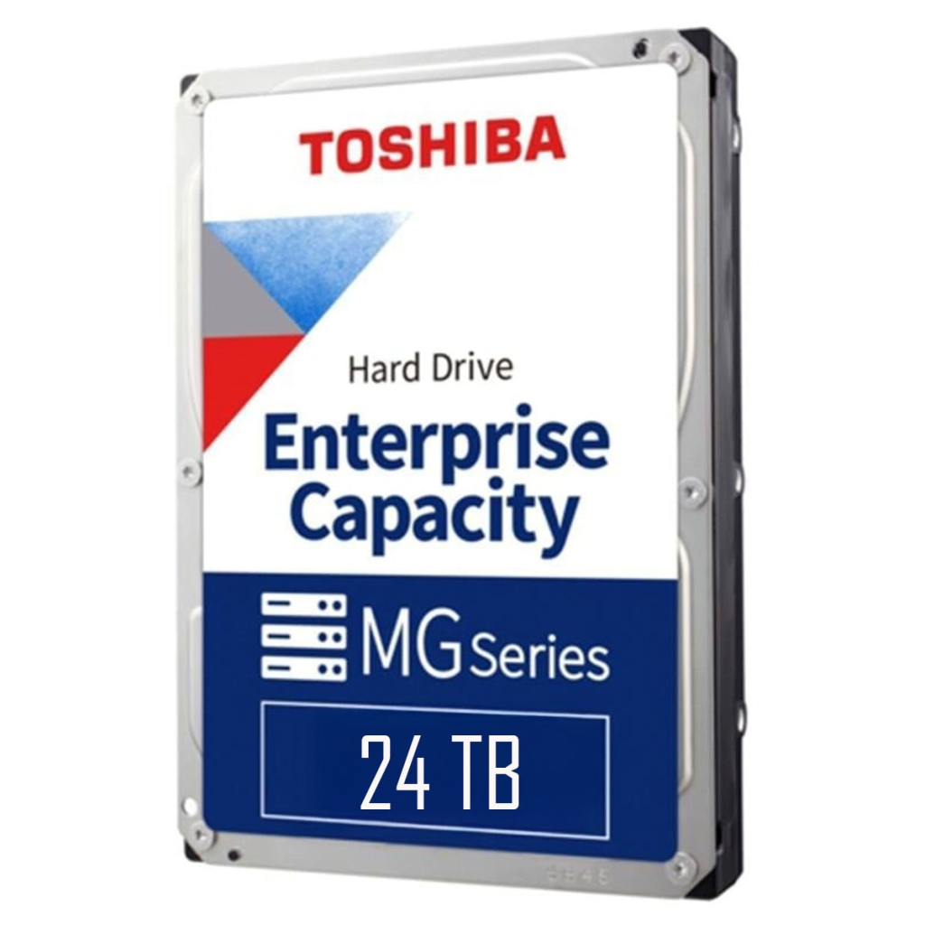 TOSHIBA MG11ACA24TE MG Series 3.5" 24TB 7200rpm 1024MB SATA Enterprise 7/24 Harddisk