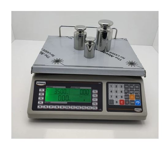 GÜNAŞ NHT 30 KG RS232 Boyunsuz Online Terazi