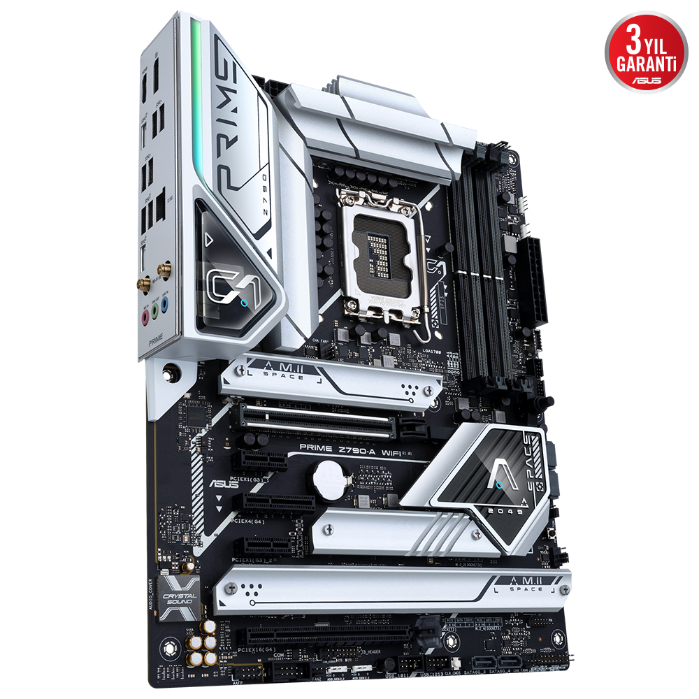 ASUS PRIME Z790-A WIFI Z790 DDR5 (Vga Yok) GLan 2.5G ATX HD DP US3 TYP-C M2 RGB WIFI BT 1700p Anakart