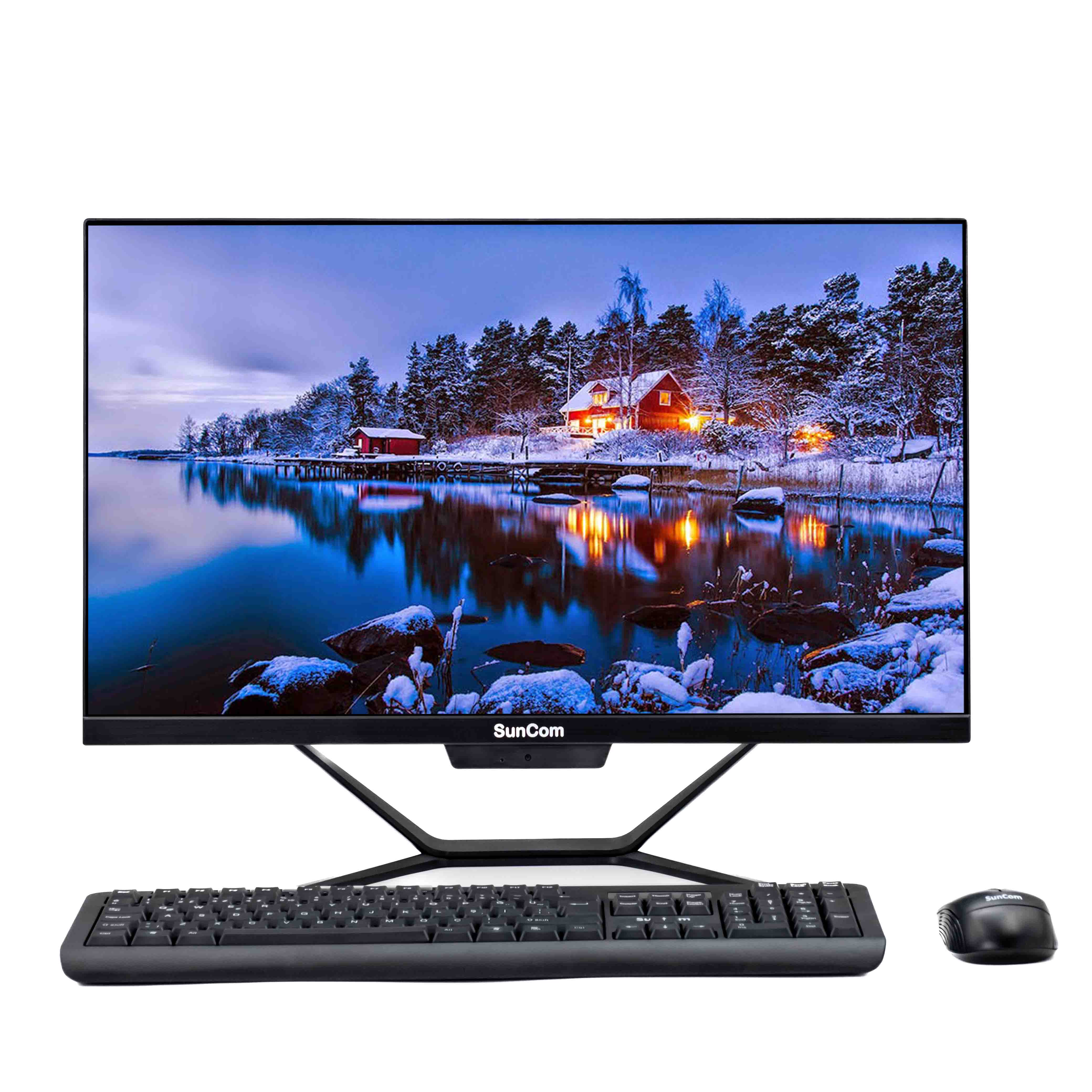 SUNCOM Plus SCA-130 i5-14450H 16GB 512GB SSD 23.8" Siyah DOS AIO PC