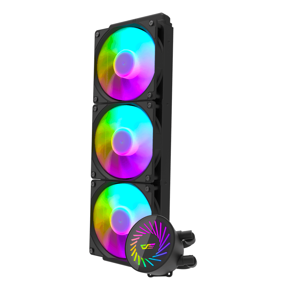 AIGO DCS360 LGA1700/AM4/AM5 360 mm ARGB Siyah Sıvı Soğutma