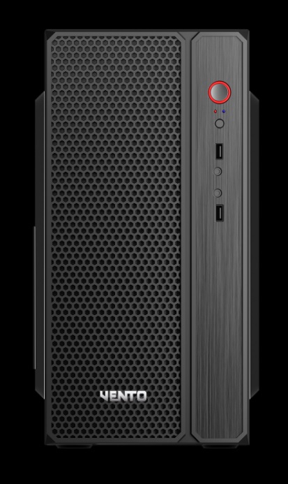 VENTO VS118S 400W Peak Siyah Mini Tower M-ATX Kasa