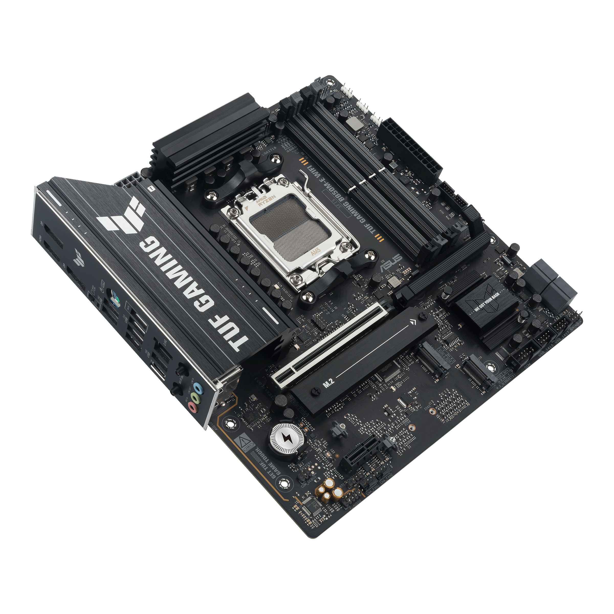 ASUS TUF GAMING B850M-E WIFI B850M DDR5 (Vga Yok) GLan 2.5G mATX HD DP TYP-C M2 WIFI BT AM5 AMD Anakart