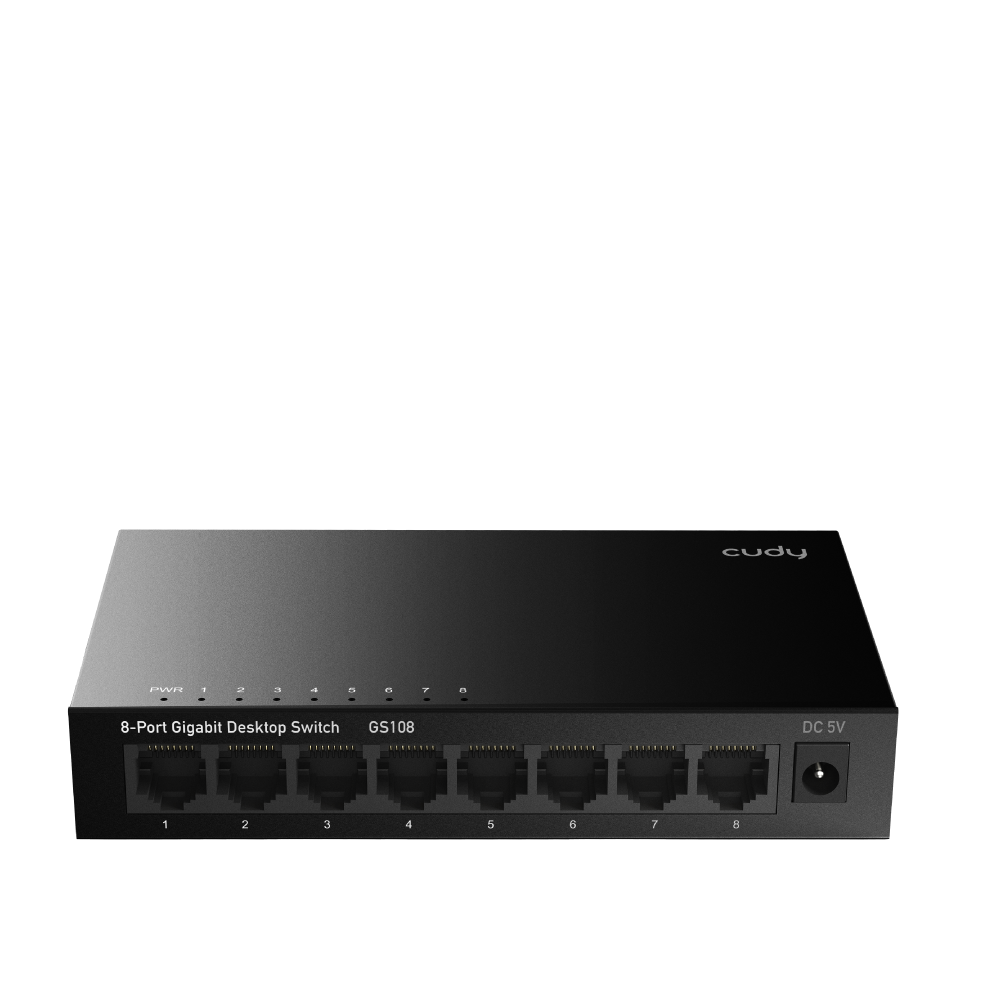 CUDY GS108 8 Port 10/100/1000 Yönetilemez Desktop Metal Kasa Switch