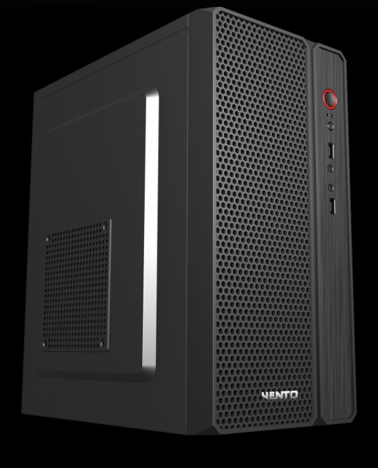 VENTO VS118S 300W Siyah Mini Tower M-ATX Kasa