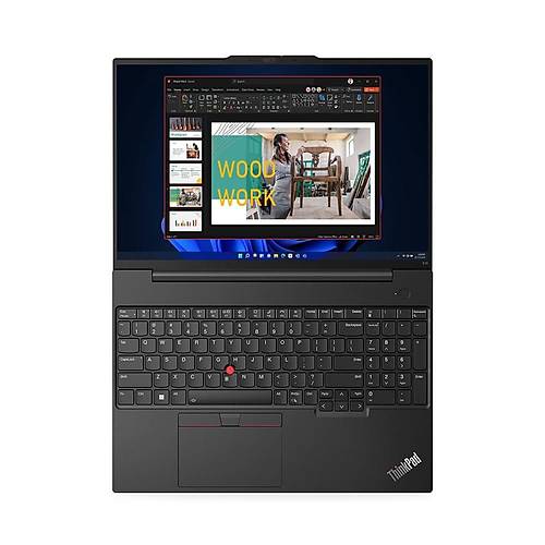 LENOVO ThinkPad E16 G2 21MA003MTX Ultra 5-125U 16GB 512GB SSD O/B Intel UHD 16" DOS Siyah Notebook