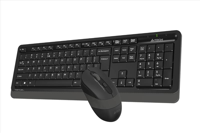 A4 TECH FG1010 Q Türkçe Kablosuz Gri 2000dpi Klavye+ Mouse - Resim 2