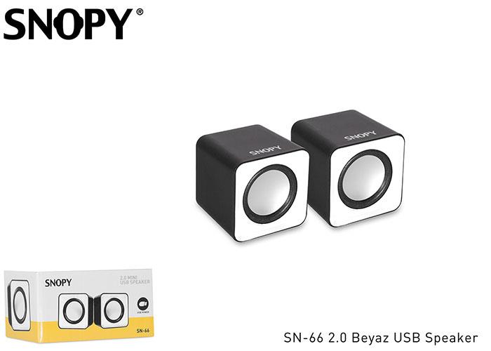 SNOPY SN-66 2.0 Beyaz USB Hoparlör