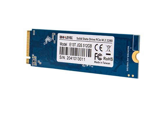 HI-LEVEL HLV-M2PCIeSSD2280/512G M.2 512GB (3300/3100MBs) PCIe + NVMe NVMe SSD Disk - Resim 2