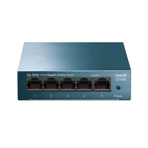 TP-LINK LS105G 5 Port 10/100/1000 Yönetilemez Çelik Kasa Switch