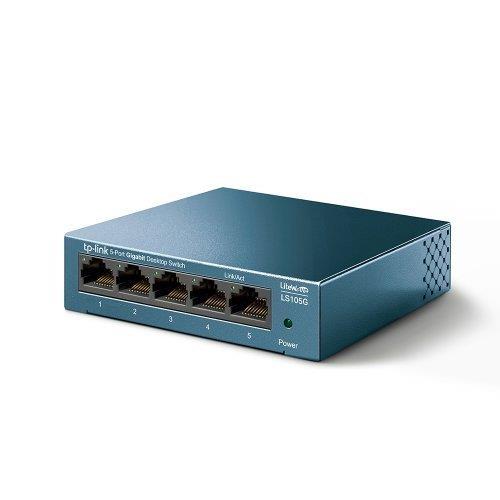 TP-LINK LS105G 5 Port 10/100/1000 Yönetilemez Çelik Kasa Switch