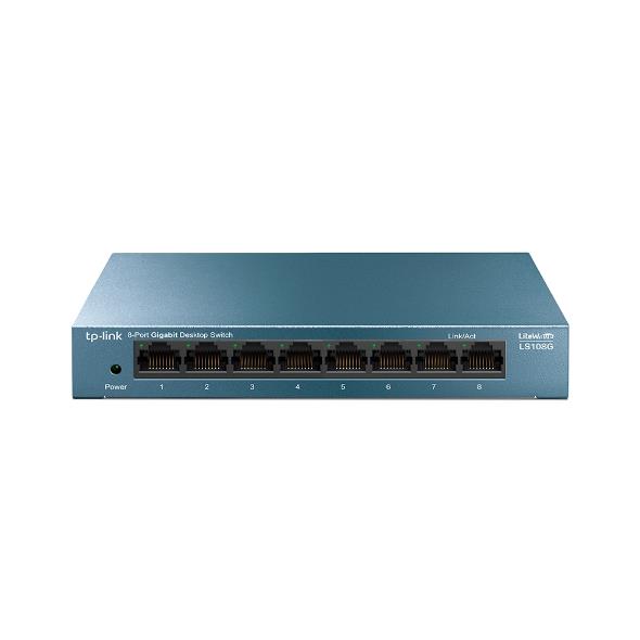 TP-LINK LS108G 8 port Gbit Desktop Yönetilemez Çelik Kasa Switch