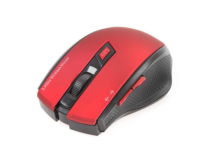 EVEREST SMW-777 USB Kablosuz 2.4Ghz Kırmızı Mouse - Resim 2