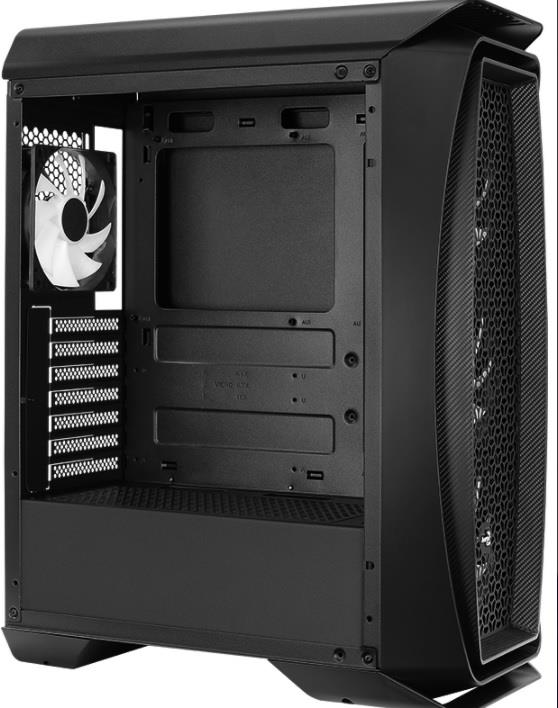 AEROCOOL AE-AERO1FR Aero One Frost Powersız Siyah Kasa Mid Tower ATX Kasa