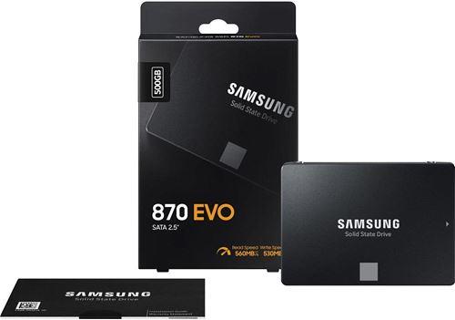 SAMSUNG MZ-77E500BW 870 EVO 2.5" 500GB (560/530MB/s) SATA (V-NAND) SSD Disk