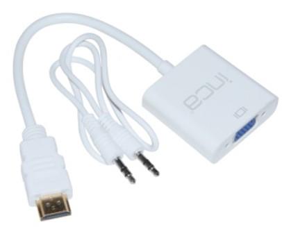 INCA IHTV-7TB HDMI to VGA + AUDIO Beyaz