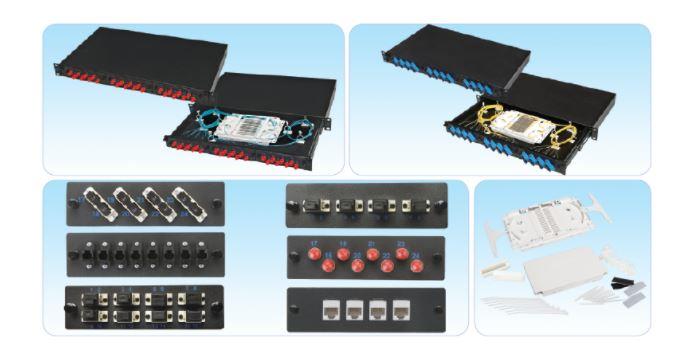 HCS PFO-10001-1U Fiber Boş 1U Modüler Patch Panel