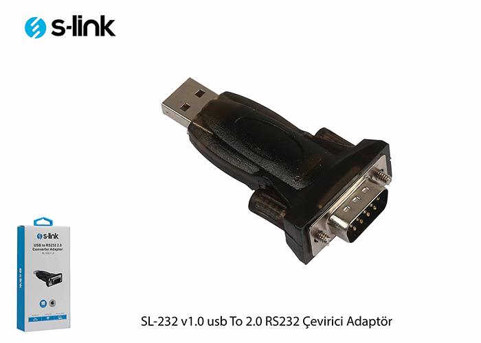 S-LINK SL-232 USB RS-232 Ad (USB den Comport a çevirici)