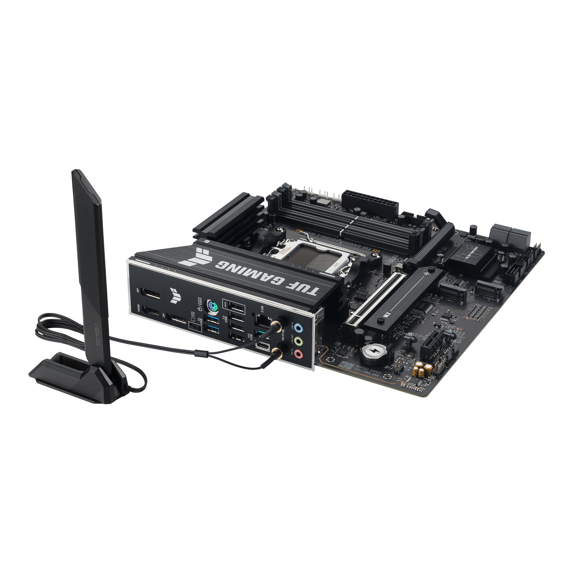 ASUS TUF GAMING B850M-E WIFI B850M DDR5 (Vga Yok) GLan 2.5G mATX HD DP TYP-C M2 WIFI BT AM5 AMD Anakart