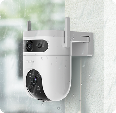 EZVIZ CS-H9C DUAL 3K & 3K 3MP+3MP 4mm Wifi Dış Ortam PT Kamera Siren ve Flaş Işığı