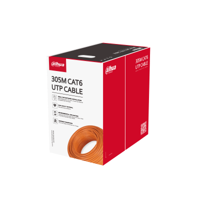 DAHUA PFM922I-6UN-C CAT6 - CCA UTP 305 Metre 23AWG - 0.57mm Network Kablosu Turuncu