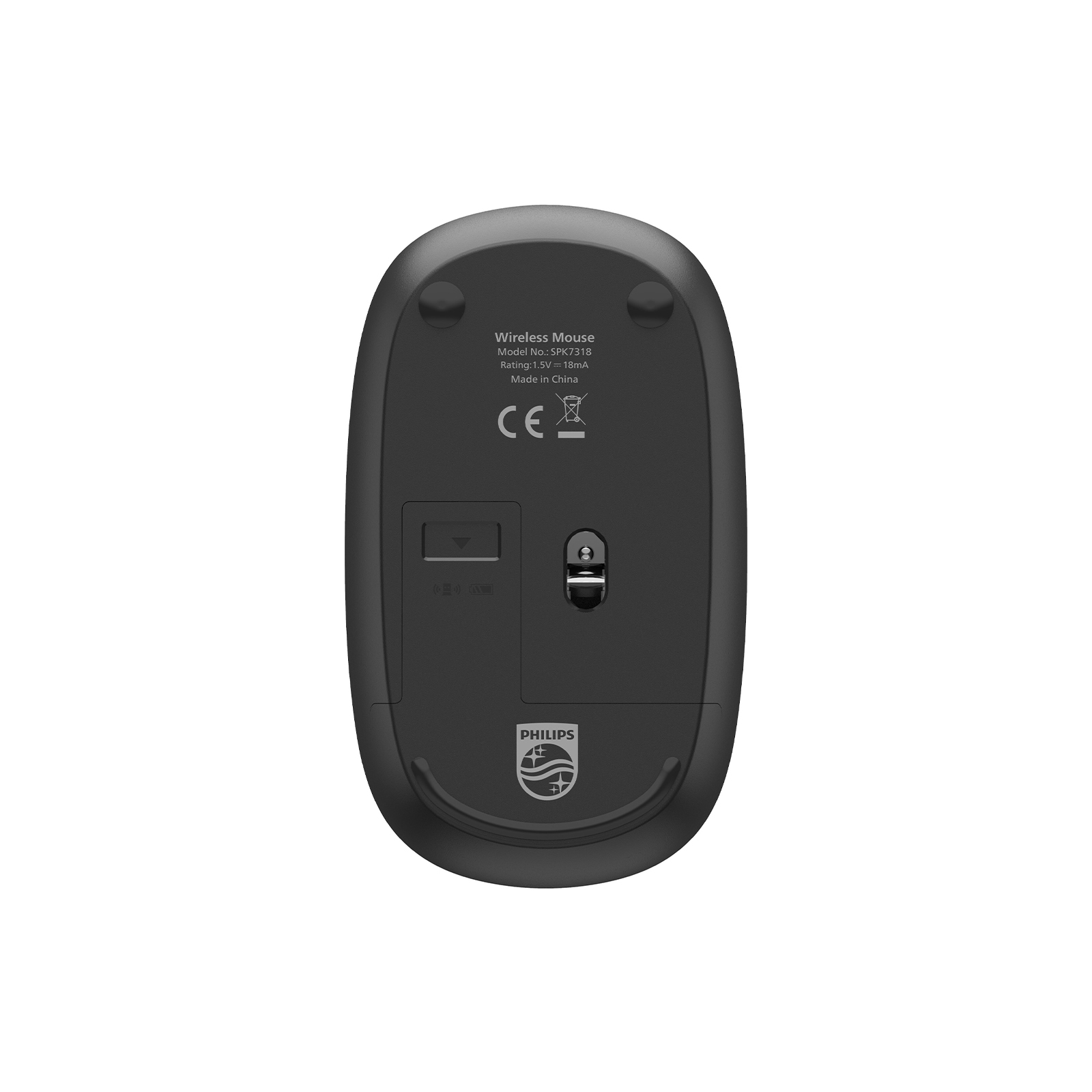 PHILIPS SPK7318B Nano Alıcılı Kablosuz 1200dpi siyah Mouse