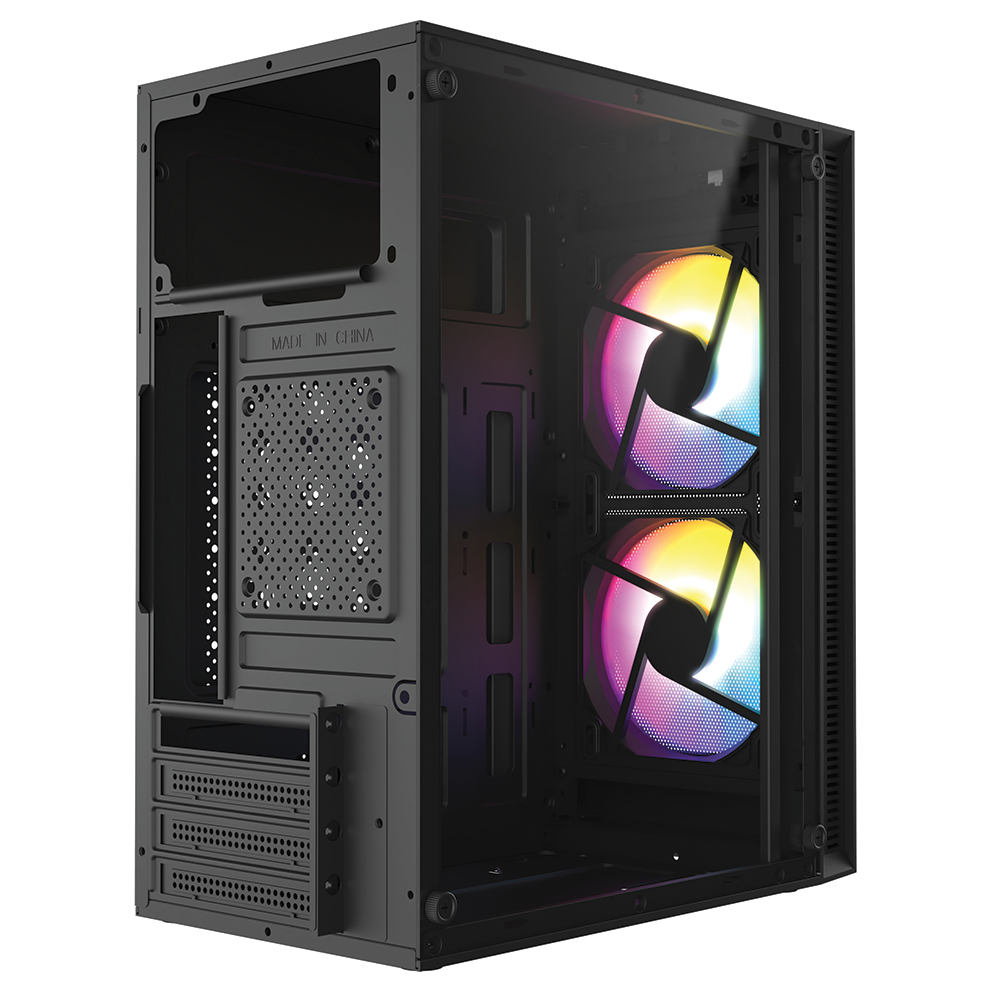 FRISBY FC-8970G 300W Siyah Gaming Kasa Mini Tower M-ATX Kasa