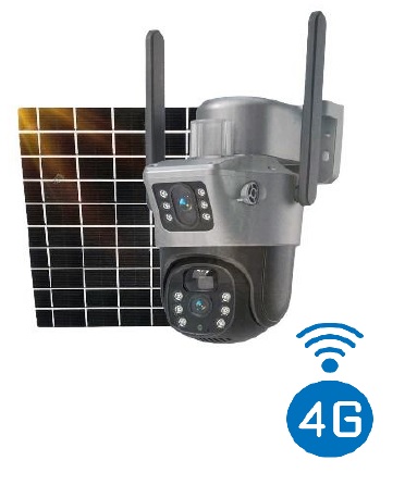 APRONX APX-WSP540 3MP 3.6mm Solar 4G kamera 12 Led Dual Light