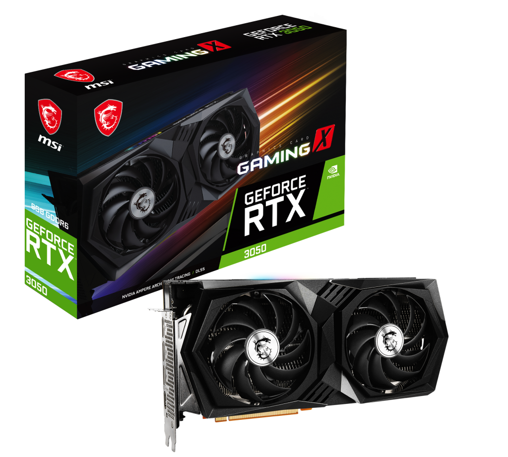 MSI RTX 3050 GAMING X 8G 8GB Geforce RTX3050 GDDR6 128bit HDMI 3xDP 16x Ekran Kartı