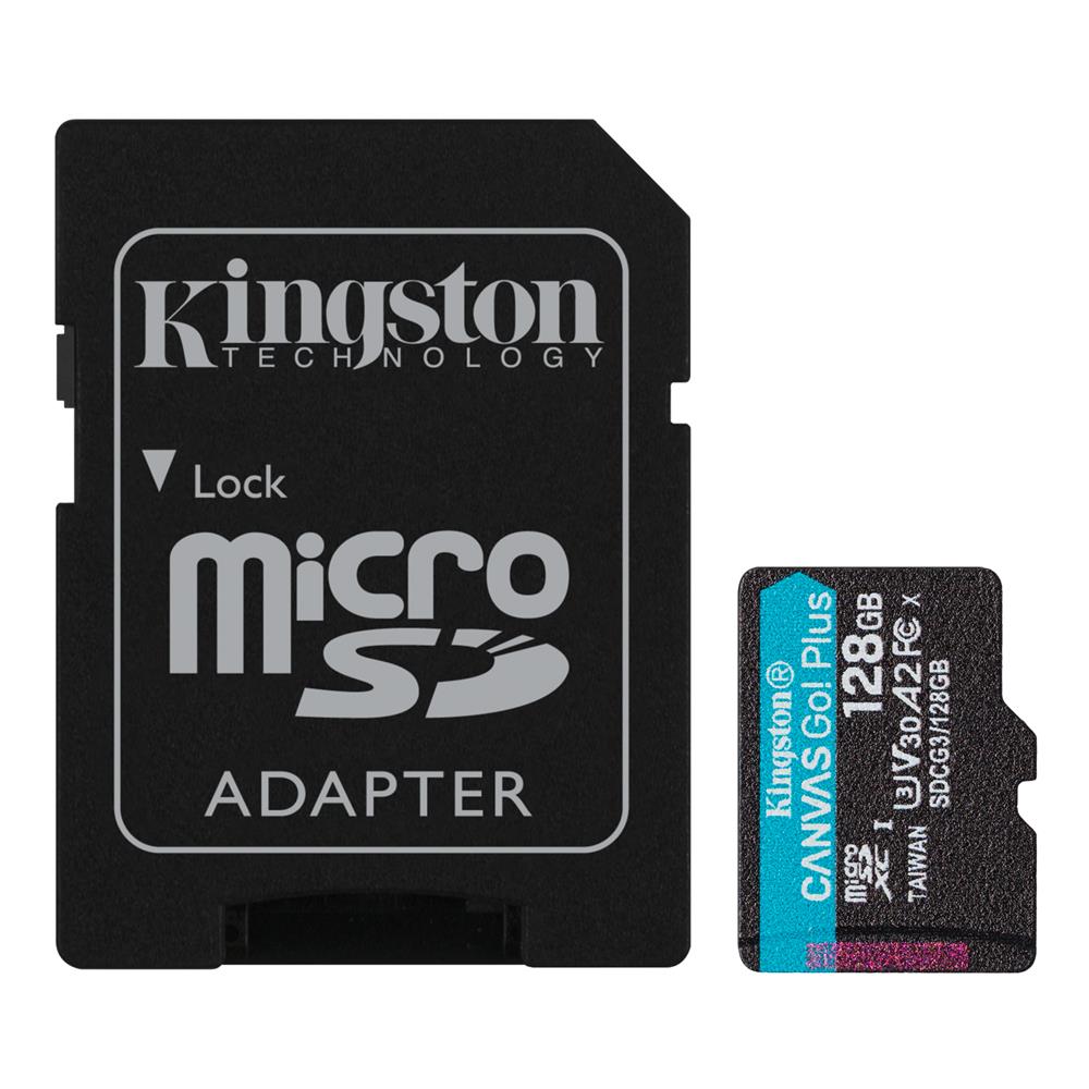 KINGSTON SDCS3/128GB Class10 128GB 150MB/s MicroSD Kart Bellek