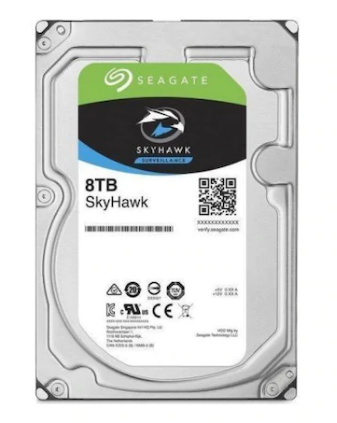 SEAGATE ST8000VX010 SKYHAWK 3.5" 8TB 5400rpm 256mb SATA (TR Seagate Garantili) 7/24 Harddisk