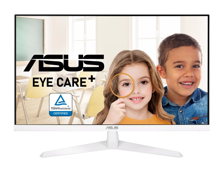 ASUS VY279HE-W 27" LED IPS 1ms 75Hz 1920x1080 FullHD VGA HDMI (Vesa) FreeSync, Low Blue Beyaz-Siyah Monitör
