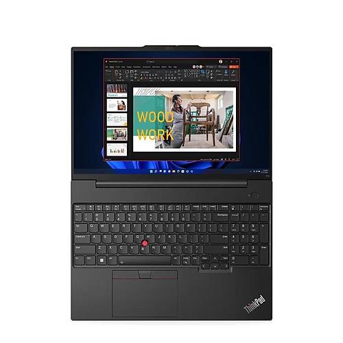 LENOVO ThinkPad E16 G1 21JN0008TX i5-1335U 16GB 512GB SSD O/B Intel Iris Xe 16" DOS Siyah Notebook