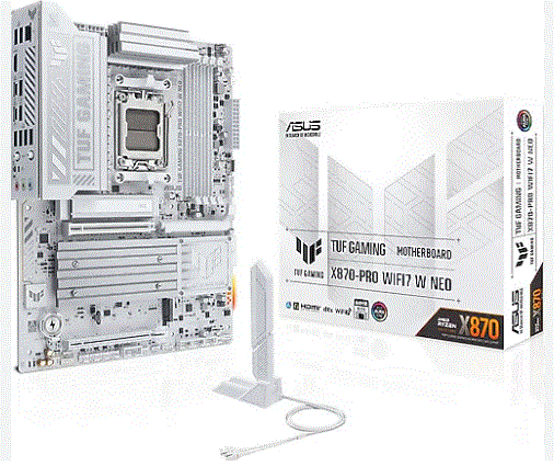 ASUS TUF GMG X870-PRO WIFI7 W NEO X870 DDR5 (Vga Yok) GLan 5GB ATX HD TYP-C WIFI BT AM5 AMD Anakart ürün görseli