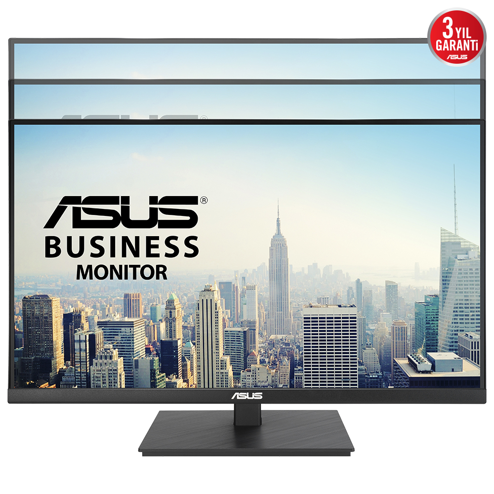 ASUS VA27UQSB Business 27" LED IPS 5ms 60Hz 3840x2160 UHD 4K 2x HDMI DP 4x USB Multimedya (Vesa) HDR-10 Pivot Siyah Moni