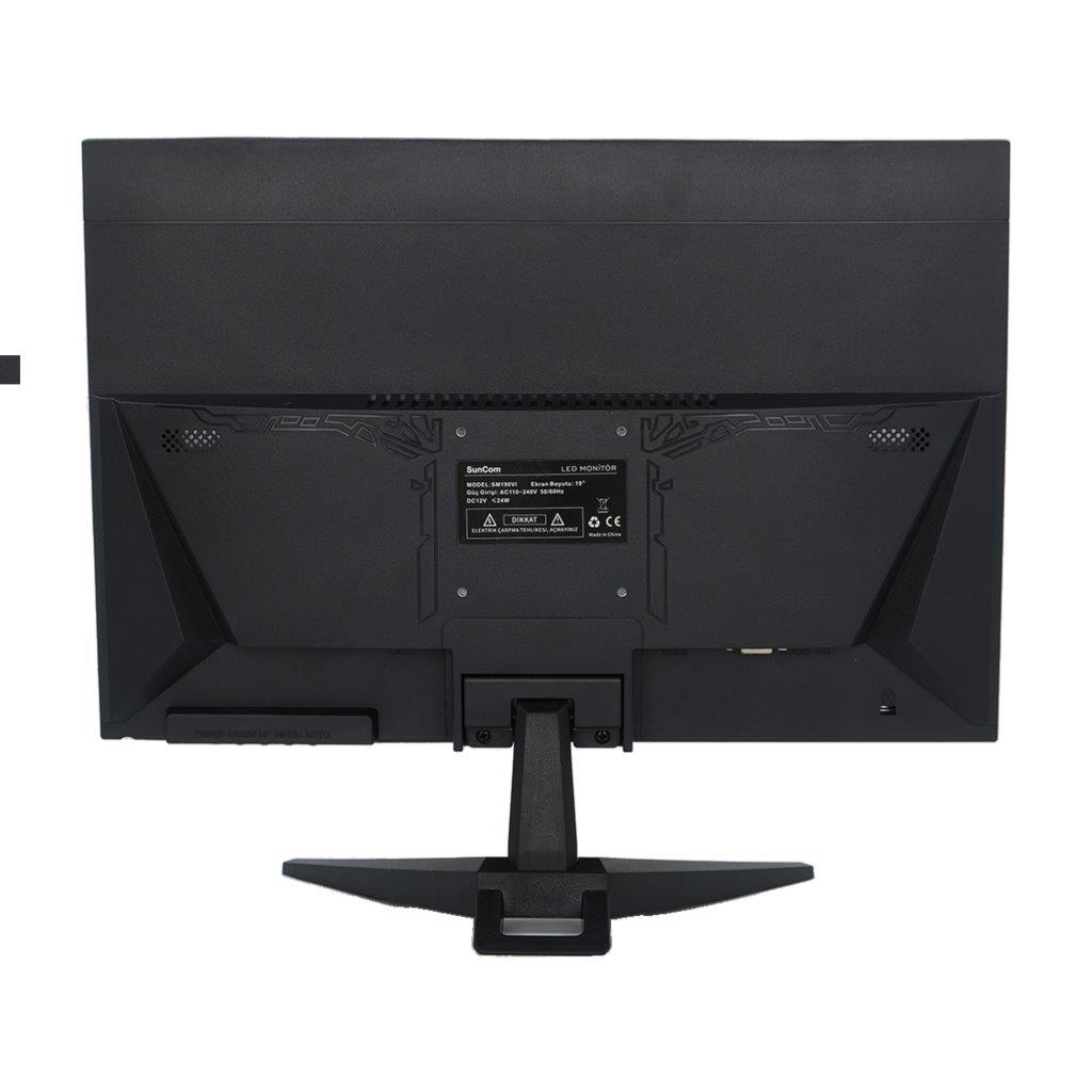 SUNCOM SM190VI-N 19" LED 5ms 60Hz 1440x900 HD VGA HDMI (VESA) Siyah Monitör
