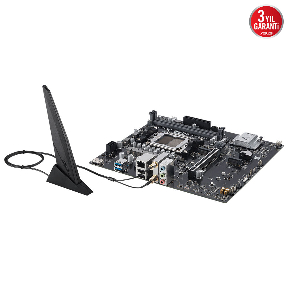 ASUS A620M-F GAMING WIFI A620 DDR5 (Vga Yok) GLan 2.5G ATX HDMI WIFI6 BT AM5 AMD Anakart