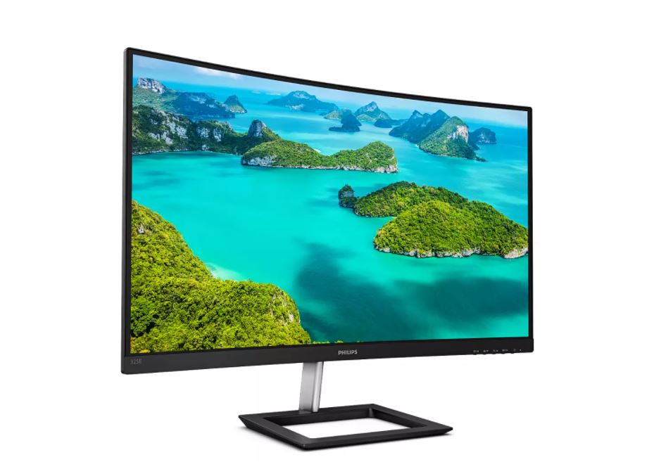 PHILIPS 325E1C/00 ELine 31.5" Curved (Kavisli) 4ms 75Hz 2560x1440 Quad HD VGA HDMI DP (VESA) Siyah Monitör