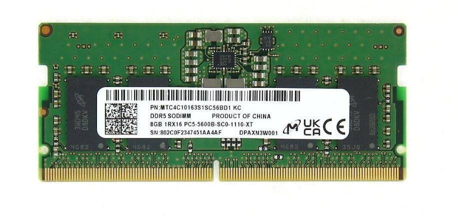MICRON MTC4C10163SC56BD1 8GB DDR5 5600MHz Notebook Bellek Bulk ürün görseli