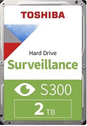 TOSHIBA HDWT720UZSVA S300 3.5" 2TB 5400rpm 128mb SATA 7/24 Harddisk