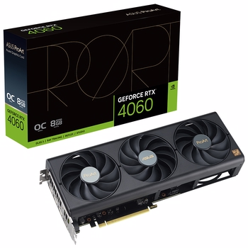 ASUS PROART-RTX4060-O8G 8GB Geforce RTX4060 GDDR6 128bit HDMI 3xDP 16x Ekran Kartı