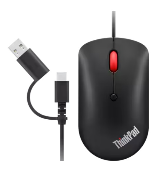 LENOVO 4Y51D20850 USB-C Kablolu 1600-2400dpi siyah ThinkPad Compact Mouse