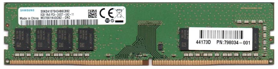 SAMSUNG M378A1K43CB2-CRC 8GB 2400Mhz DDR4 PC Bellek Bulk
