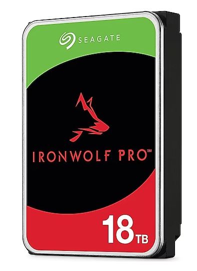 SEAGATE ST18000NT001 IRONWOLF PRO 3.5" 18TB 7200rpm 256mb Sata 7/24 NAS Harddisk