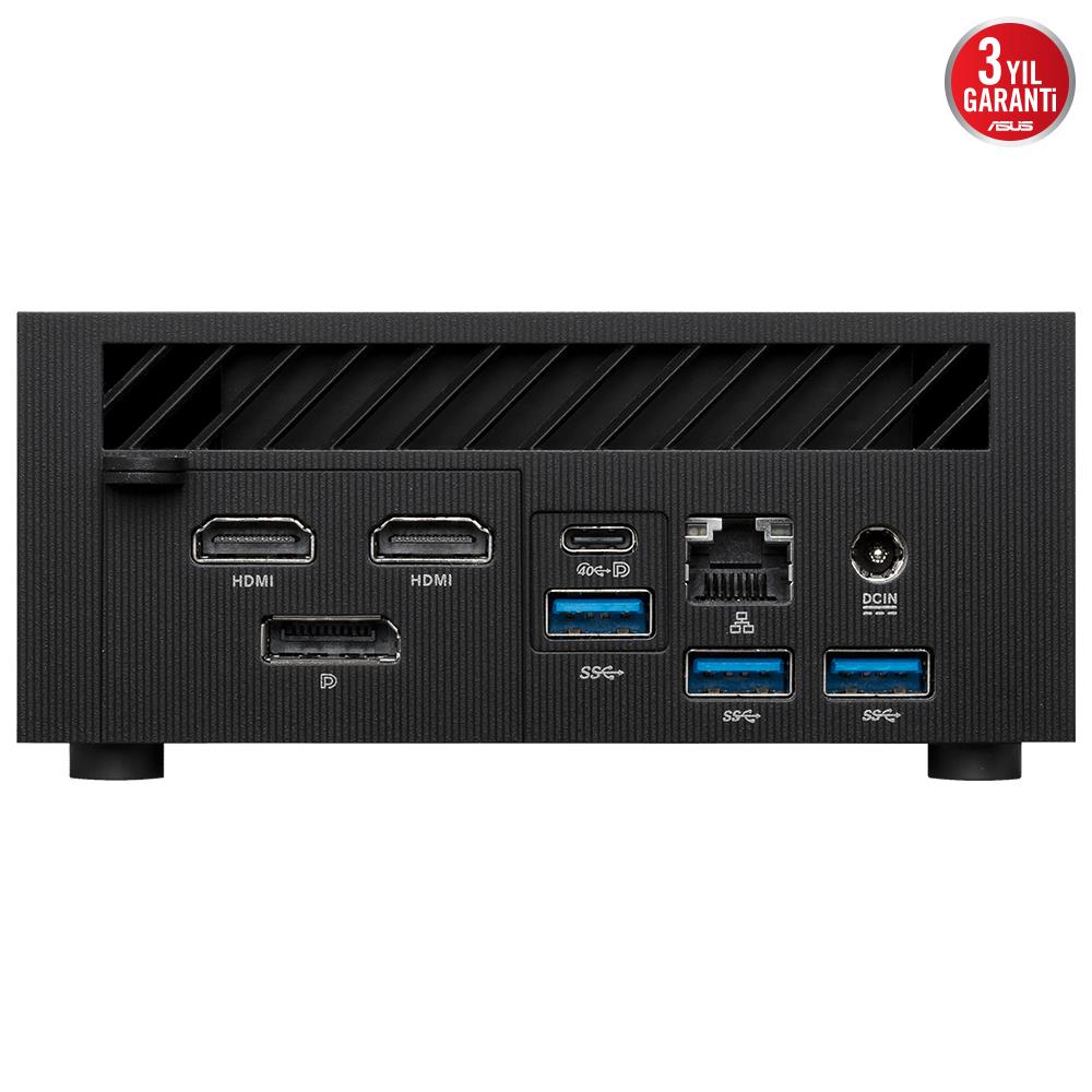 ASUS PN53 BBR575HD Ryzen 5 7535HS (bellek yok) (hdd yok) DOS Siyah Mini Bilgisayar
