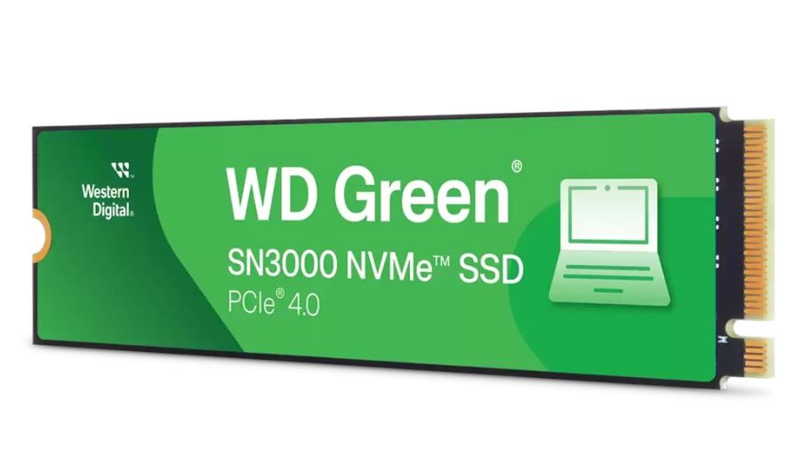 WESTERN DIGITAL WDS100T4G0E Green SN3000 M.2 1TB (5000/4200MB/s) PCIe + NVMe SSD Disk (22x80MM)