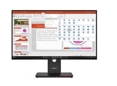 LENOVO 64A5MAT6TK T27-40 27" LED IPS 4ms 120Hz 1920x1080 WLED HDMI DP VGA Pivot Siyah Monitör